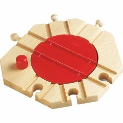 BRIO Circuit De Train En Bois - Plaque Tournante Mécanique