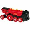 BRIO Locomotive Puissante à Piles - Rouge, Jeu Véhicule -BABY Born shop BRIO Locomotive Puissante Piles Rouge Jeu v hicule@@1288033