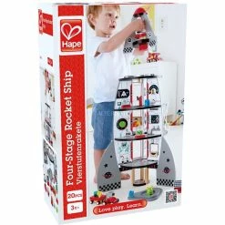 Hape E3021 Modèle à L'échelle Modèle Réduit De Fusée Kit De Montage, Jeu De Construction -BABY Born shop Hape E3021 mod le l chelle Mod le r duit de fus e Kit de montage Jeu de construction@@1ss9hh19 2