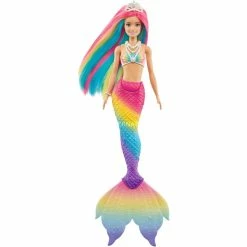 Mattel Dreamtopia Sirène Magique Arc-En-Ciel, Poupée