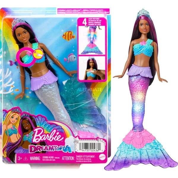 Mattel Poupée Dreamtopia Sirène Lumières Scintillantes 7 Mattel Poupée Dreamtopia Sirène Lumières Scintillantes – Image 5