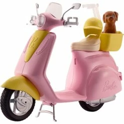 Mattel Scooter Et Petit Chien, Accessoires De Poupée