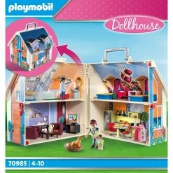 PLAYMOBIL Dollhouse - Maison Transportable, Jouets De Construction -BABY Born shop PLAYMOBIL Dollhouse Maison transportable Jouets de construction@@1810062 3