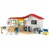 Schleich Cabinet Vétérinaire Avec Animaux, Figurine -BABY Born shop Schleich Cabinet v t rinaire avec animaux Figurine@@1832663