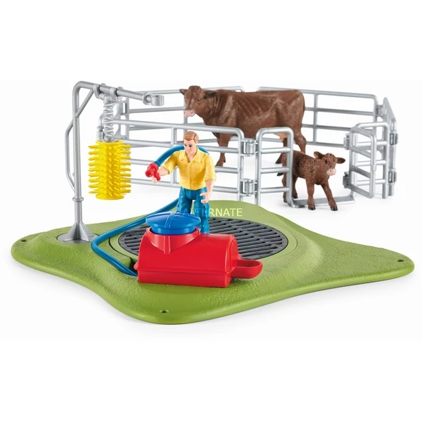 Schleich Farm World Station De Lavage Pour Vaches, Figurine – Image 3