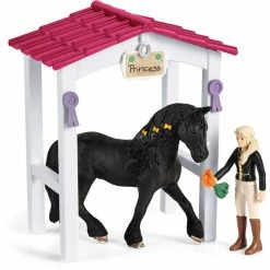Schleich HORSE CLUB Box Pour Chevaux Tori & Princess, Figurine -BABY Born shop Schleich HORSE CLUB Box pour chevaux Tori Princess Figurine@@1832587 2