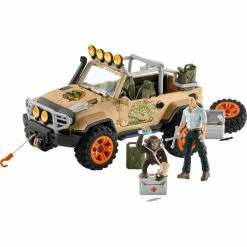 Schleich WILD LIFE Véhicule Tout-terrain Avec Treuil, Figurine