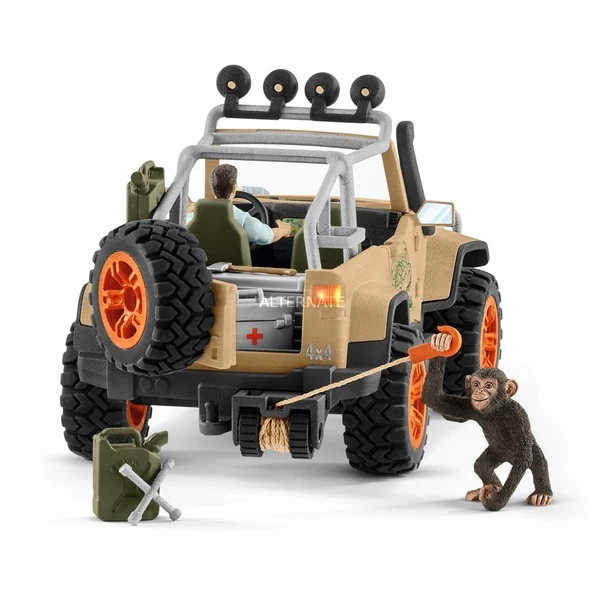 Schleich WILD LIFE Véhicule Tout-terrain Avec Treuil, Figurine – Image 5