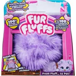 Spin Master Fur Fluffs FURFLUFFS - CHIOT - ANIMAL COMPAGNON INTERACTIF - Transforme Ta Boule De Poils En Adorable Chiot Violet - 100 Sons Et Réactions - Peluche Toute Douce - Jouet Enfant 5 Ans Et + -BABY Born shop Spin Master Fur Fluffs FURFLUFFS CHIOT ANIMAL COMPAGNON INTERACTIF Transforme Ta Boule De Poils En Adorable Chiot Violet 100 Sons et R actions@@1850241 2