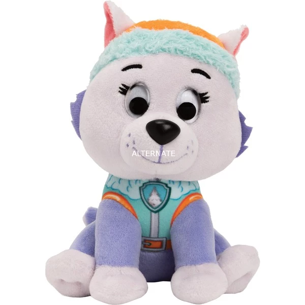 Spin Master LA PAT’ PATROUILLE - PELUCHE GUND 15 CM EVEREST - Peluche Everest Taille 15 Cm - Lavable En Surface - Jouet Premier Age - 6058441 - Jouet Bébé 12 Mois Et +
