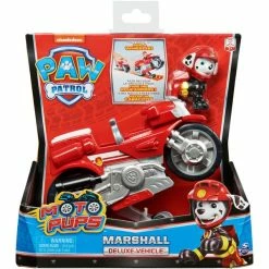 Spin Master LA PAT' PATROUILLE - VEHICULE + FIGURINE MARCUS MOTO PUPS - Moto Avec Rétrofriction Et Figurine Amovible De Marcus - Paw Patrol - 6061224 - Jouet Enfant 3 Ans Et +, Jeu Véhicule