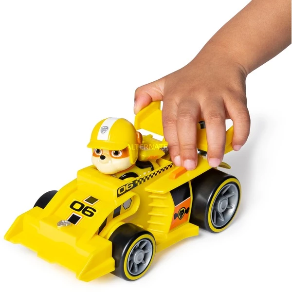 Spin Master PAW Patrol, Ready, Race, Rescue, Véhicule De Luxe Race & Go De Ruben Avec Effets Sonores, Pour Les Enfants à Partir De 3 Ans, Jeu Véhicule – Image 5