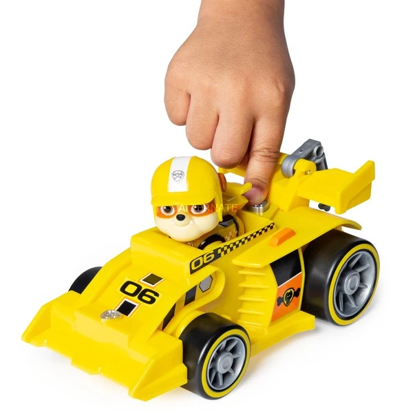 Spin Master PAW Patrol, Ready, Race, Rescue, Véhicule De Luxe Race & Go De Ruben Avec Effets Sonores, Pour Les Enfants à Partir De 3 Ans, Jeu Véhicule – Image 6