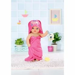 ZAPF Creation BABY Born - Ensemble De Serviettes De Bain à Capuche Ensemble De Bain Pour Poupées, Accessoires De Poupée -BABY Born shop ZAPF Creation BABY born Ensemble de serviettes de bain capuche Ensemble de bain pour poup es Accessoires de poup e@@1710083 2
