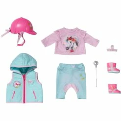ZAPF Creation BABY Born - Tenue D'équitation De Luxe, Accessoires De Poupée