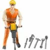 Bruder Figurine Ouvrier Avec Accessoires De Chantier -BABY Born shop bruder Figurine ouvrier avec accessoires de chantier@@1ssbf033